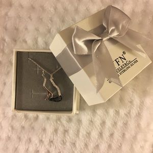 Sterling silver Wolf necklace